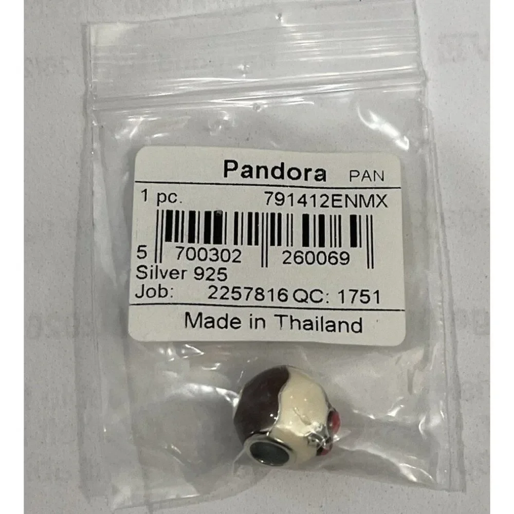 Pandora Christmas Pudding Festive Season Charm 791412ENMX New Genuine Authentic - Picture 5 of 5